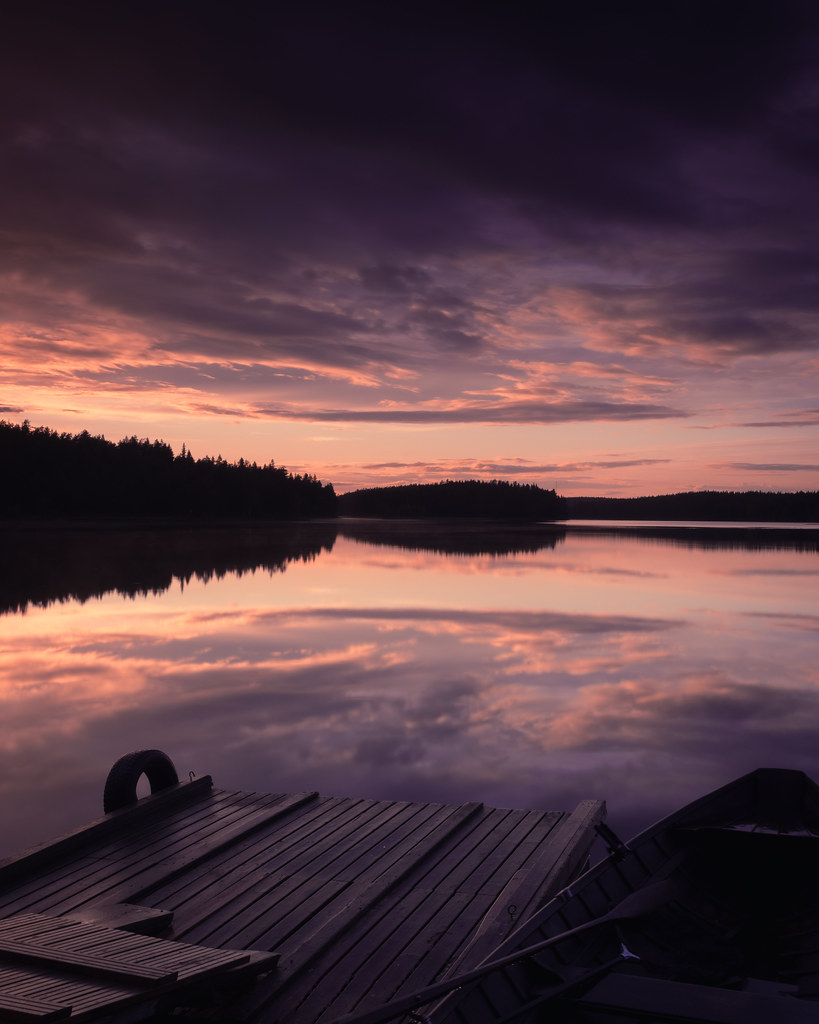 Sunset at Lieksa